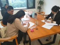 熱烈祝賀陳總一行簽約創(chuàng)綠家無錫市區(qū)級代理！